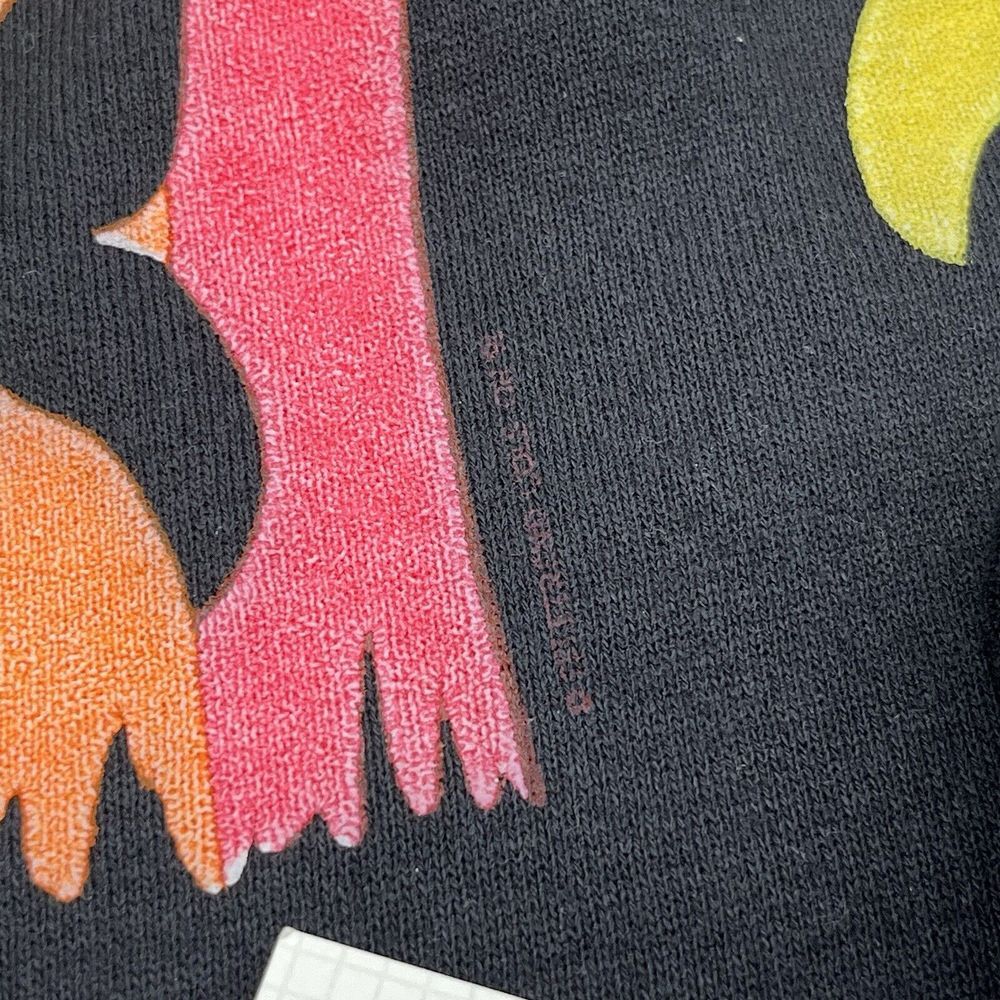 1991 New Jerzees Rainbow Paint Butterflies Graphic Sweatsuit Sweatshirt Womens L - Picture 14 of 14